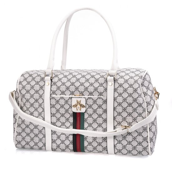 DUFFLE-BAG-335-WHITE - Click Image to Close