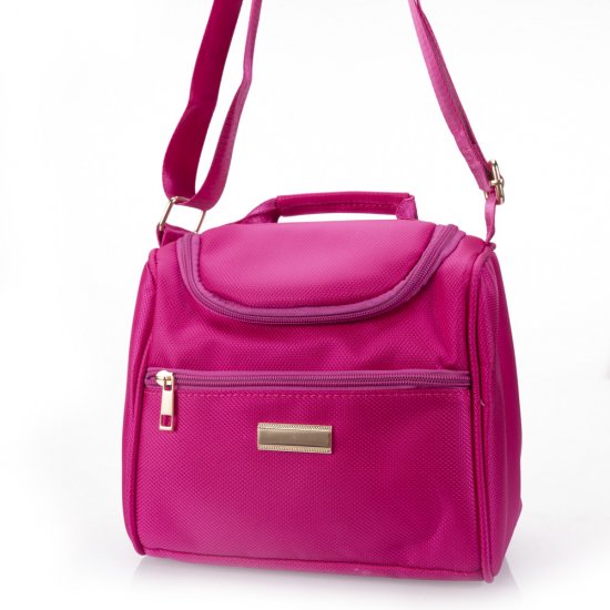 LUNCH BAG INSULATED-S-197-FUCHSIA - Click Image to Close